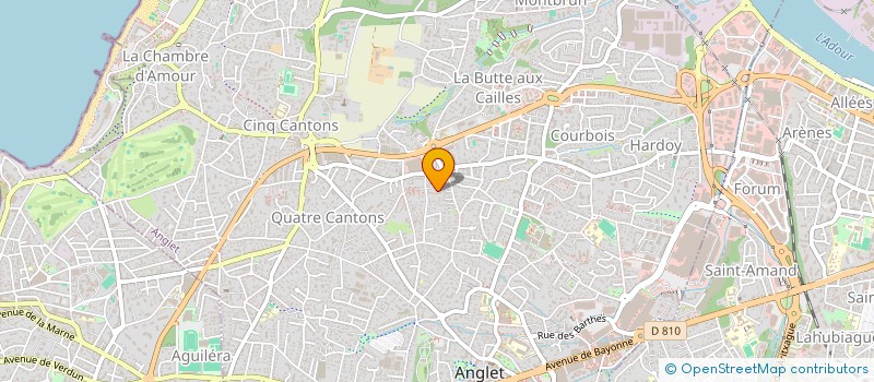 localisation de l'entreprise MADAME SVIATLANA YUTSKEVICH  ANGLET