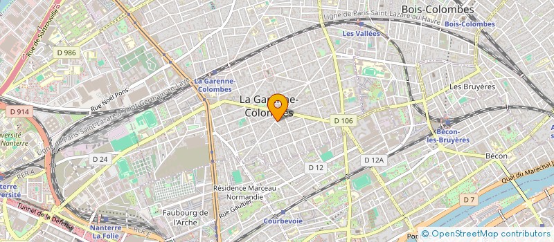 localisation de l'entreprise MADAME SVITLANA GONCHARENKO à LA GARENNE-COLOMBES