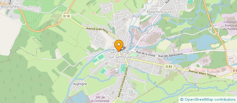 localisation de l'entreprise MADAME SVITLANA KATIUKHA à SAINT-LOUP-SUR-SEMOUSE