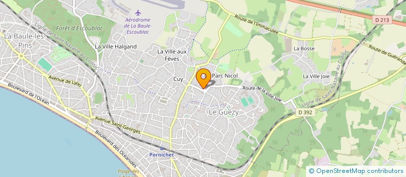 localisation de l'entreprise MADAME SVITLANA KOZHEDUB à LA BAULE-ESCOUBLAC