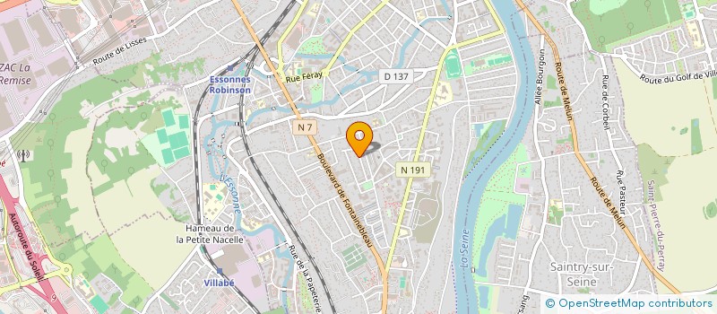 localisation de l'entreprise MADAME SVITLANA TROFIMOV  CORBEIL-ESSONNES