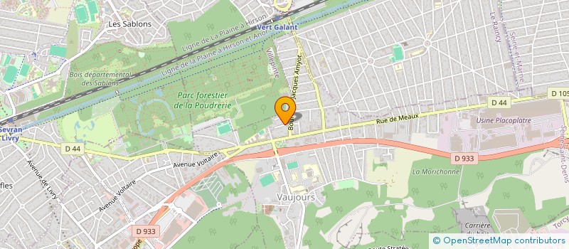 localisation de l'entreprise MADAME SVITLANA YUSKO  VAUJOURS