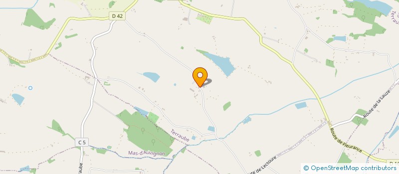 localisation de l'entreprise MADAME SWAN CHANSON  TERRAUBE