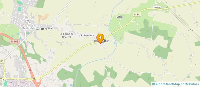 localisation de l'entreprise MADAME SWAN DEVAUD  NIVILLAC