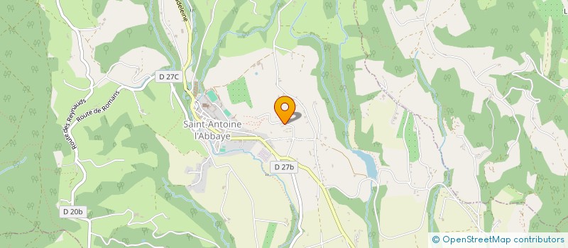 localisation de l'entreprise MADAME SWANE ROBERT  SAINT ANTOINE L'ABBAYE