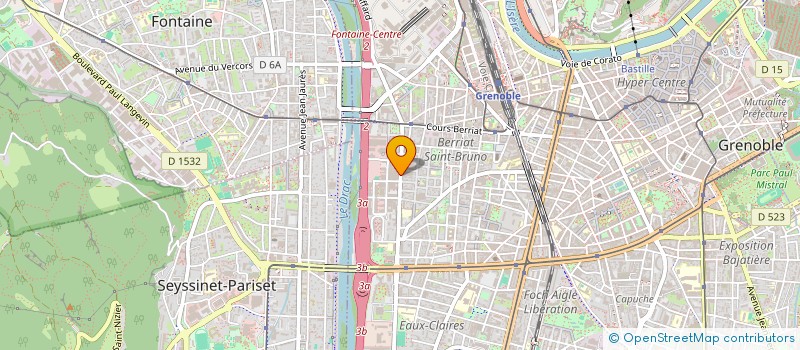 localisation de l'entreprise MADAME SWANN KEROUAULT à GRENOBLE