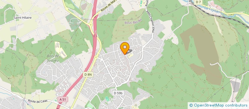 localisation de l'entreprise MADAME SWANN LOEILLET-BOCCIA  BOUC-BEL-AIR
