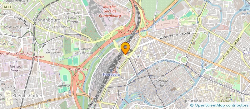 localisation de l'entreprise MADAME SWANNE MONDESIR  STRASBOURG