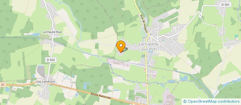 localisation de l'entreprise MADAME SWEET ABEA  LACHAPELLE-AUX-POTS