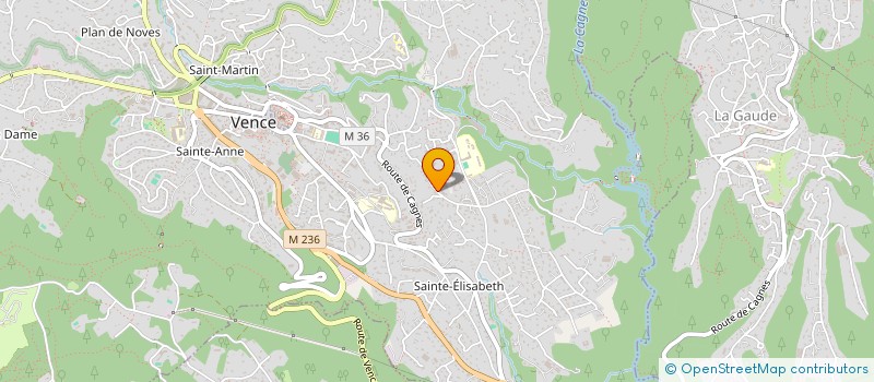 localisation de l'entreprise MADAME SYANE BOSMAN à VENCE