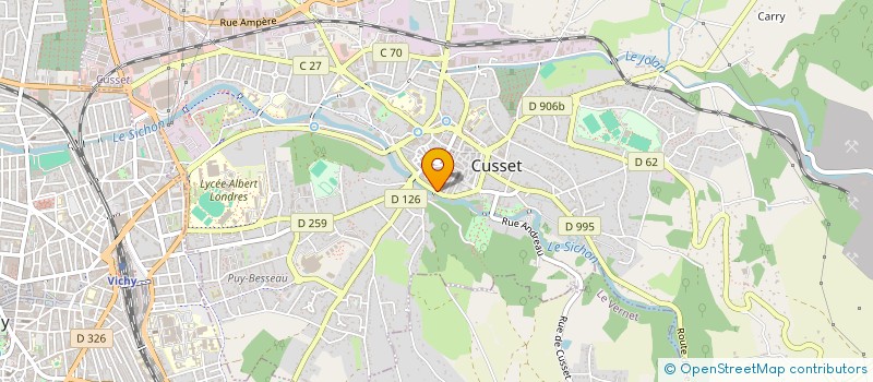 localisation de l'entreprise MADAME SYBEL TOCAN à CUSSET