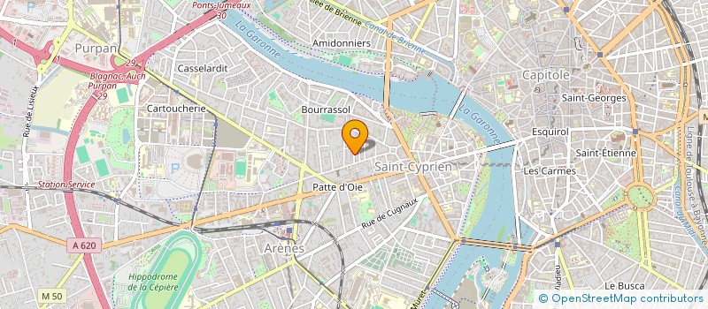 localisation de l'entreprise MADAME SYBELLA MARTIN à TOULOUSE