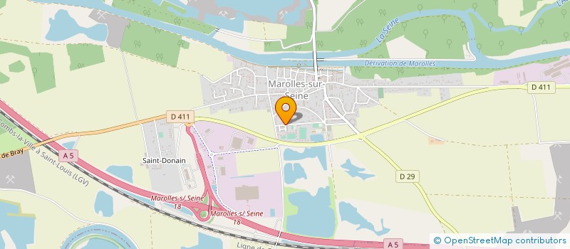 localisation de l'entreprise MADAME SYBIL FIDALGO  MAROLLES-SUR-SEINE