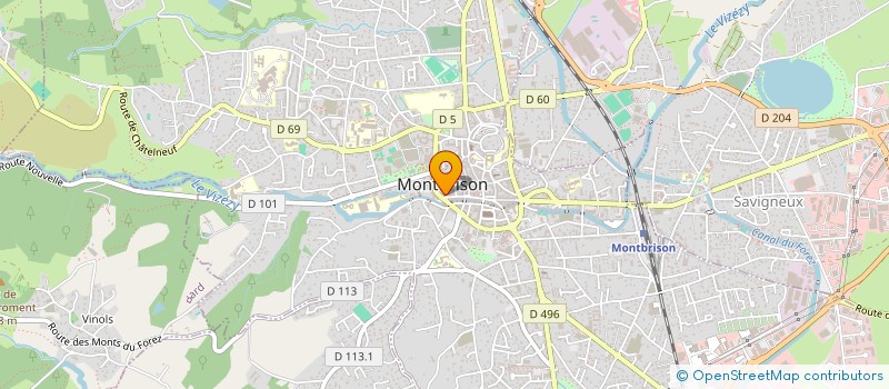 localisation de l'entreprise MADAME SYBILE EYRAUD  MONTBRISON