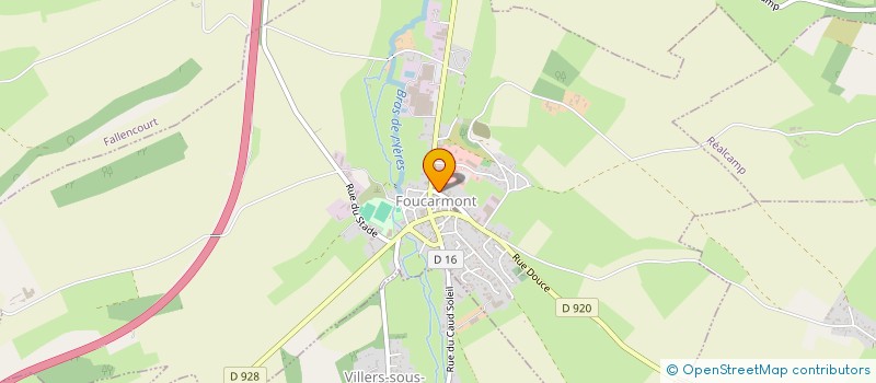 localisation de l'entreprise MADAME SYBILE HARDY  FOUCARMONT