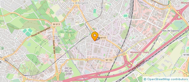 localisation de l'entreprise MADAME SYBILLE ALEMANY à MONTPELLIER
