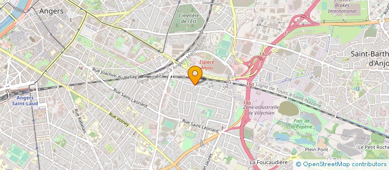 localisation de l'entreprise MADAME SYBILLE AMOUR  ANGERS