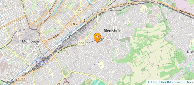 localisation de l'entreprise MADAME SYBILLE ANDREE DUPONQ  RIEDISHEIM