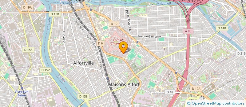 localisation de l'entreprise MADAME SYBILLE AURORE TERTRAIS  MAISONS-ALFORT