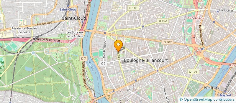 localisation de l'entreprise MADAME SYBILLE BARITAULT à BOULOGNE-BILLANCOURT