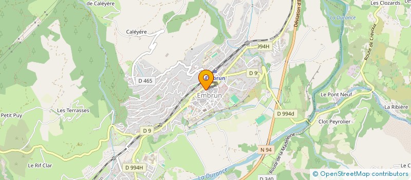 localisation de l'entreprise MADAME SYBILLE BIJOU  EMBRUN