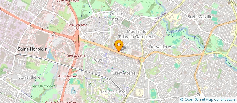 localisation de l'entreprise MADAME SYBILLE DE ROCHEFORT  SAINT-HERBLAIN