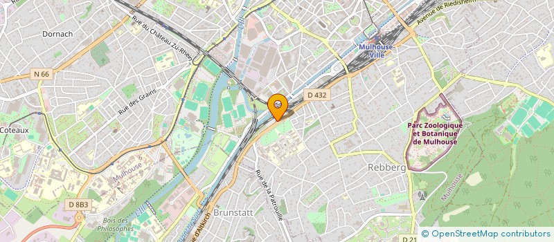 localisation de l'entreprise MADAME SYBILLE DE VILLERS à MULHOUSE