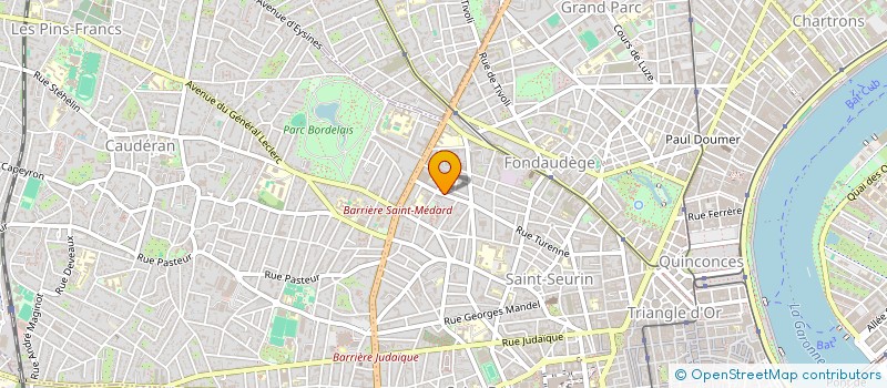 localisation de l'entreprise MADAME SYBILLE DELAPORTE à BORDEAUX