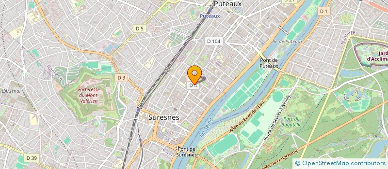 localisation de l'entreprise MADAME SYBILLE DU FOU DE KERDANIEL à SURESNES