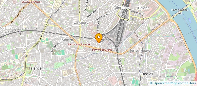 localisation de l'entreprise MADAME SYBILLE GUILHEM à BORDEAUX