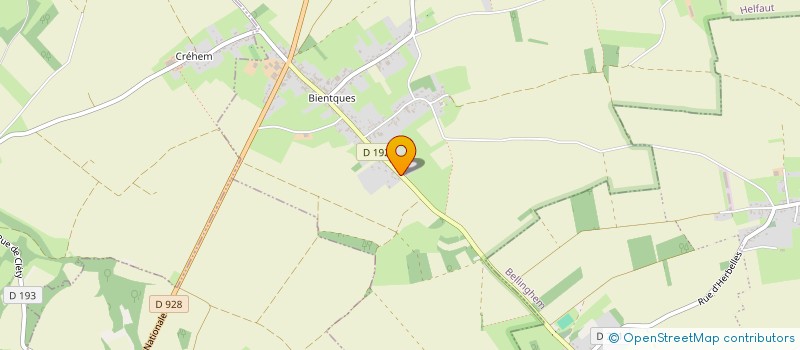 localisation de l'entreprise MADAME SYBILLE HEDOUX  PIHEM