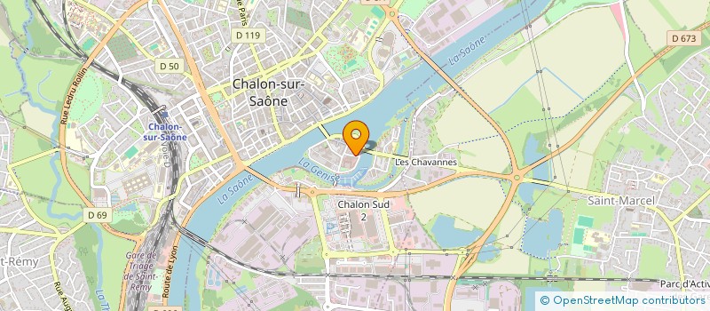 localisation de l'entreprise MADAME SYBILLE LARDY  CHALON-SUR-SAONE