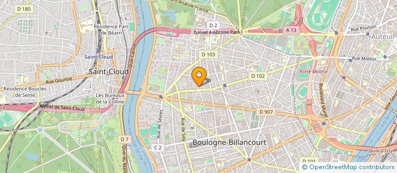 localisation de l'entreprise MADAME SYBILLE LE CLERC à BOULOGNE-BILLANCOURT