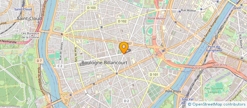 localisation de l'entreprise MADAME SYBILLE MARQUIS à BOULOGNE-BILLANCOURT