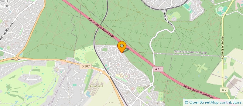 localisation de l'entreprise MADAME SYBILLE MENZIES  NOISY-LE-ROI