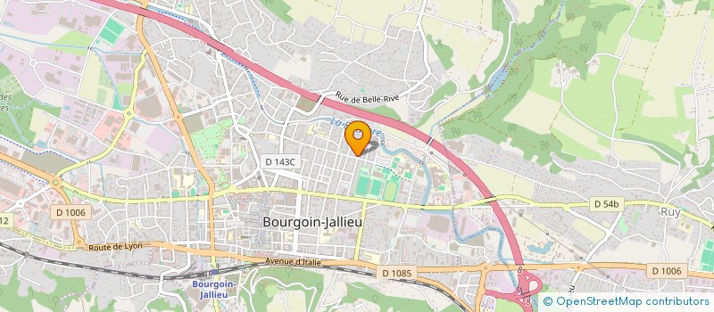 localisation de l'entreprise MADAME SYBILLE PAVARD  BOURGOIN-JALLIEU