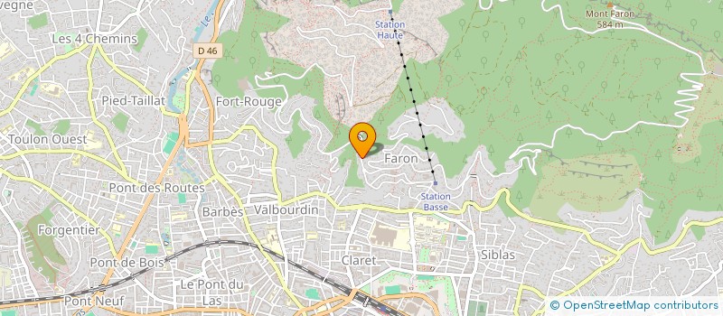 localisation de l'entreprise MADAME SYBILLE SYBILLE BULOUP  TOULON