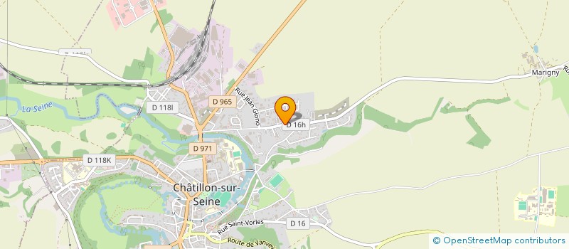 localisation de l'entreprise MADAME SYDJEI HORN  CHATILLON-SUR-SEINE