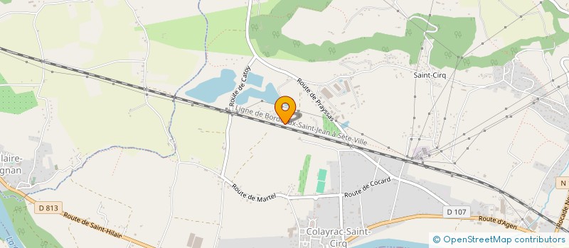 localisation de l'entreprise MADAME SYDJI DELAGE  COLAYRAC-SAINT-CIRQ