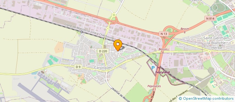 localisation de l'entreprise MADAME SYDJIE FISCHER  CARPIQUET