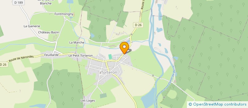 localisation de l'entreprise MADAME SYDNEY BARATIN  TORTERON