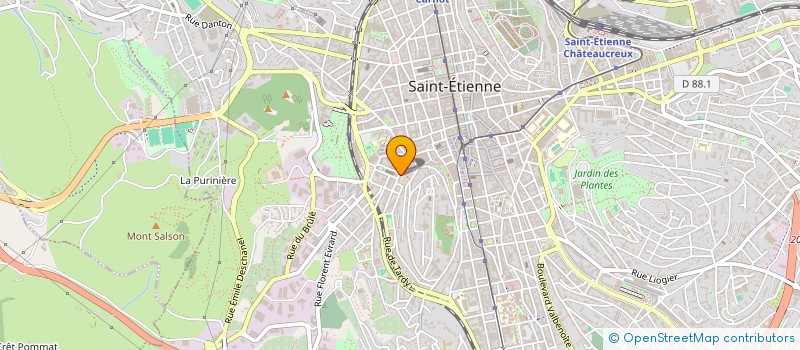 localisation de l'entreprise MADAME SYDNEY BONNET  SAINT-ETIENNE