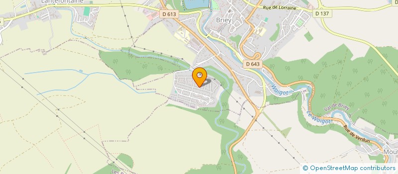 localisation de l'entreprise MADAME SYDNEY COUSSANTIEN  VAL DE BRIEY