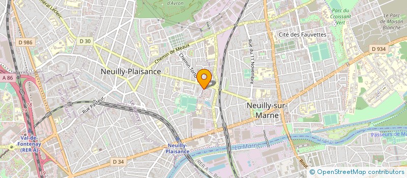 localisation de l'entreprise MADAME SYDNEY NLEND BANACK BERTHOU à NEUILLY-SUR-MARNE