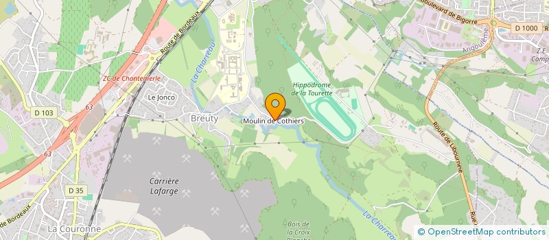 localisation de l'entreprise MADAME SYDNEY ROUGER à LA COURONNE