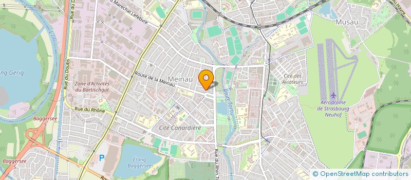 localisation de l'entreprise MADAME SYDONIE DZIDO TAGNE à STRASBOURG