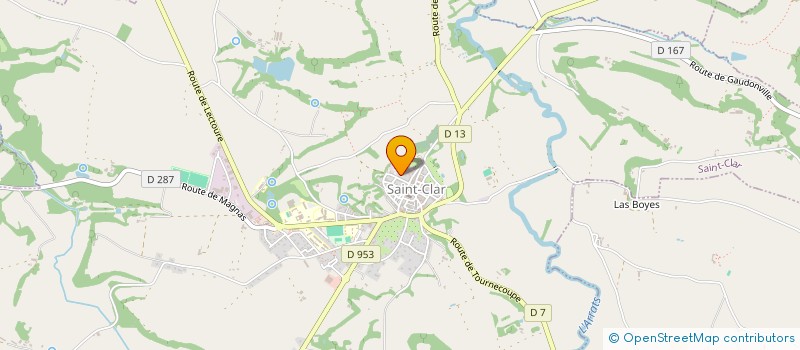 localisation de l'entreprise MADAME SYDRINE VILLEMUR  SAINT-CLAR