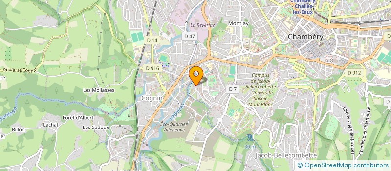 localisation de l'entreprise MADAME SYEDA NADIA KAZMI  CHAMBERY