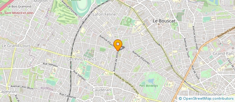 localisation de l'entreprise MADAME SYGRID QUOY à BORDEAUX
