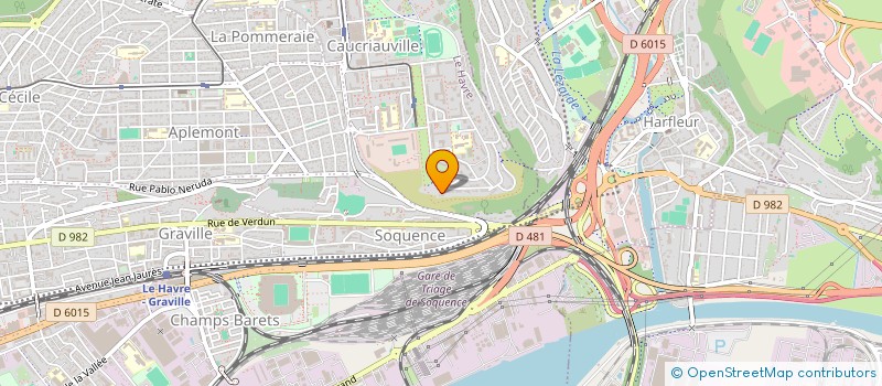 localisation de l'entreprise MADAME SYHAM MESSAHEL  LE HAVRE